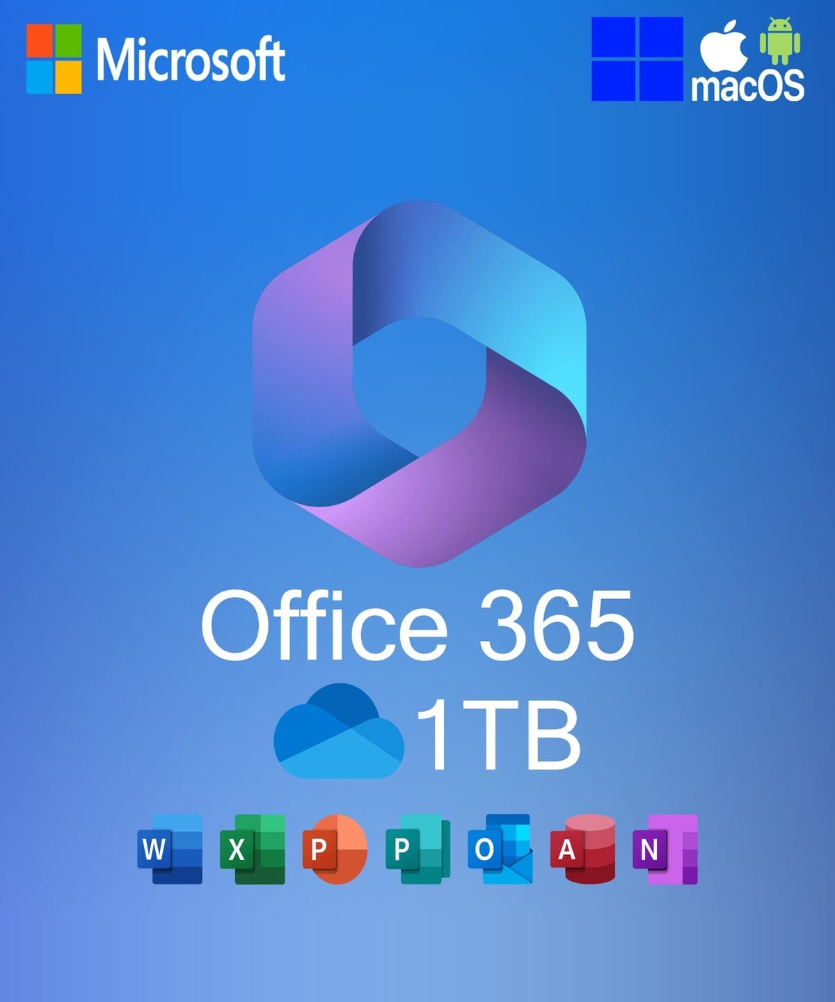 Microsoft Office 365 Personal — 1 Year, 1 TB OneDrive